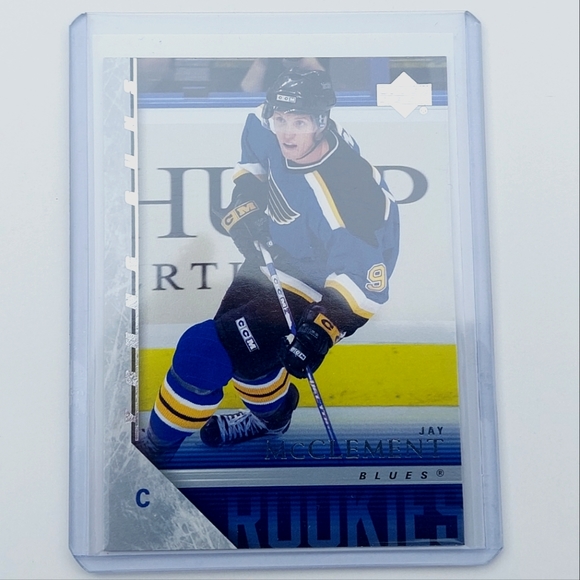 Jay McClement Upper Deck Young Guns Rookie Card 2005/06 Card #224 Blues - Picture 1 of 2